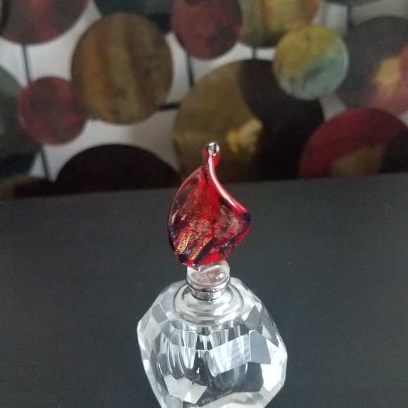 Vintage Murano Style Perfume Bottle - Picture 8 of 8